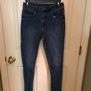 H&M High Waist Skinny Ankle Jeans Size 28